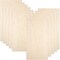 10 Pack Balsa Wood Sheets, Natural Unfinished Wood for House Aircraft-100x200x1.5mm